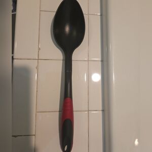 Taylor Made Products Cooking/Serving Spoon Red Handle USA